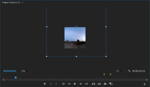 Image of editing inside premier pro